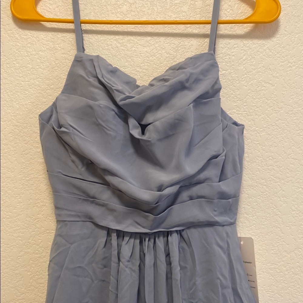 Elegant Light Blue Prom Dress